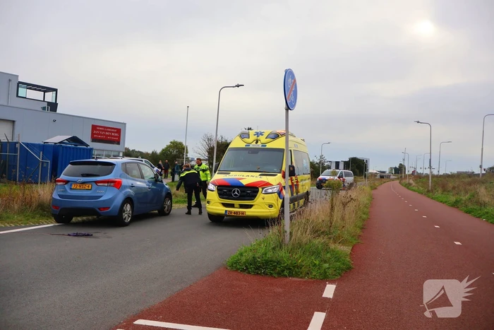 Fietser gewond bij aanrijding met auto