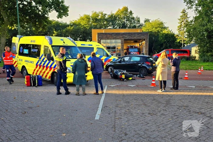 Motorrijder ernstig gewond bij ongeval met auto