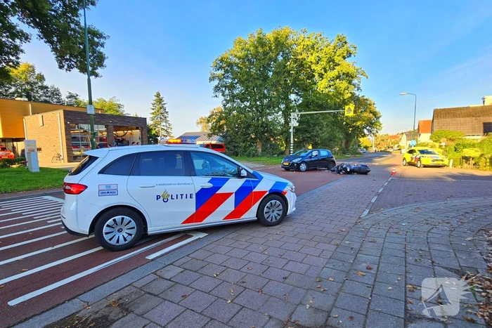 Motorrijder ernstig gewond bij ongeval met auto