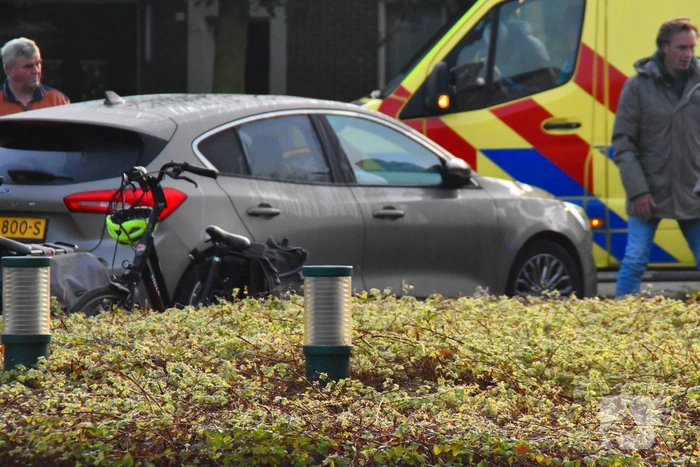 Fietser en auto betrokken bij ongeval