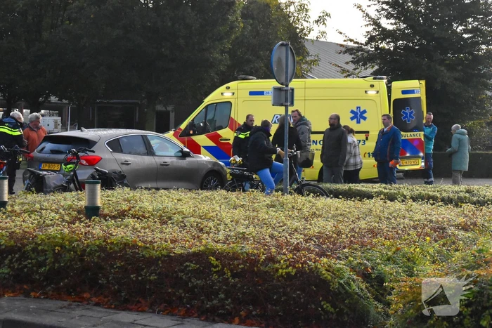 Fietser en auto betrokken bij ongeval