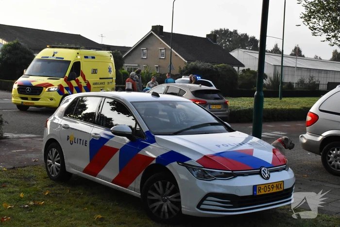 Fietser en auto betrokken bij ongeval
