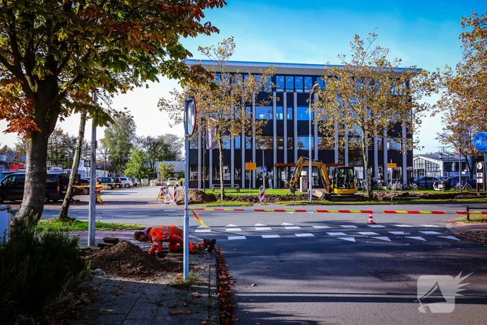 Weg afgesloten vanwege gaslekkage