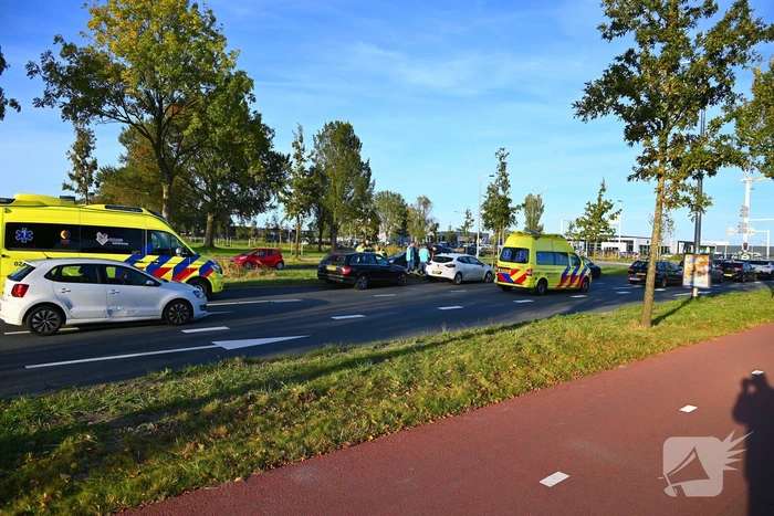 Drie voertuigen beschadigd bij kettingbotsing