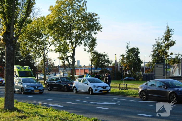 Drie voertuigen beschadigd bij kettingbotsing