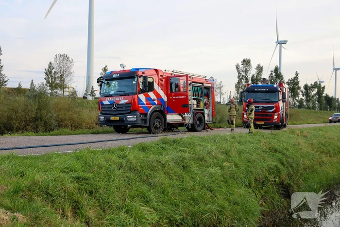 Personenauto gaat in vlammen op