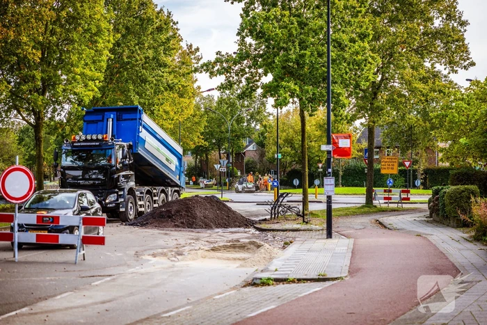 Omleidingen in buurt Hoge Hoven in Nieuwland door wegwerkzaamheden