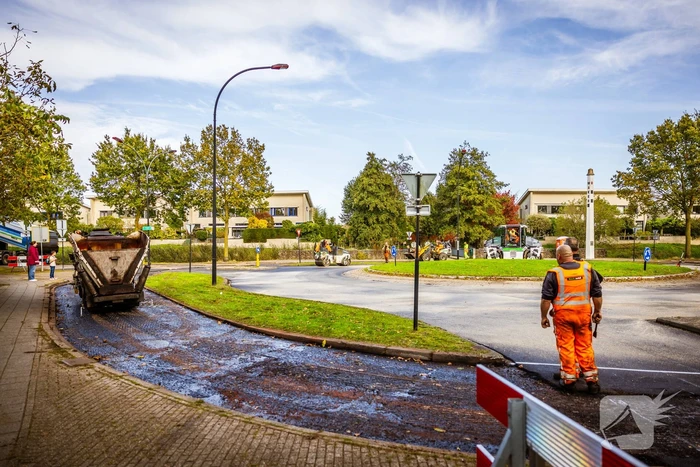 Omleidingen in buurt Hoge Hoven in Nieuwland door wegwerkzaamheden