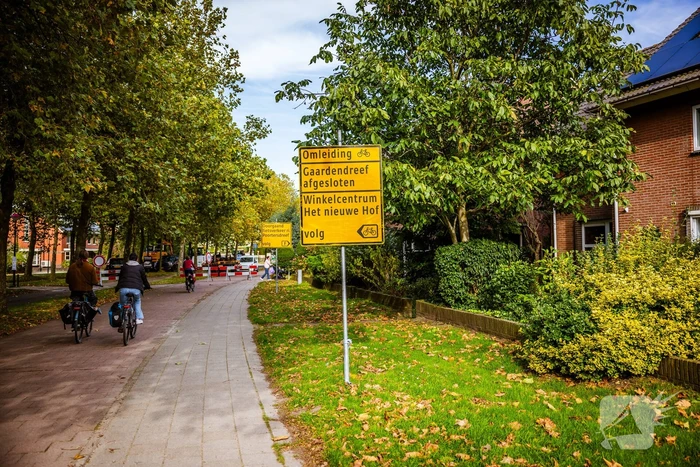 Omleidingen in buurt Hoge Hoven in Nieuwland door wegwerkzaamheden