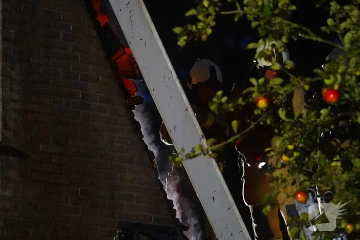 Uitslaande brand in leegstaande woning