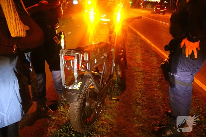 Fatbiker en fietser komen met elkaar in botsing
