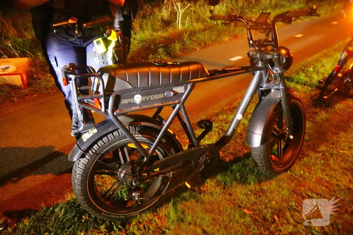 Fatbiker en fietser komen met elkaar in botsing