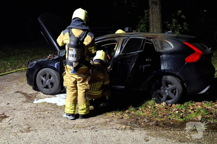 Auto flink beschadigd door brand