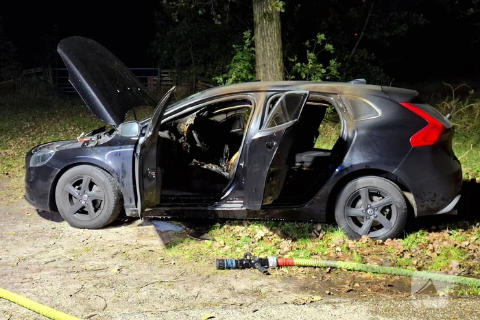 Auto flink beschadigd door brand