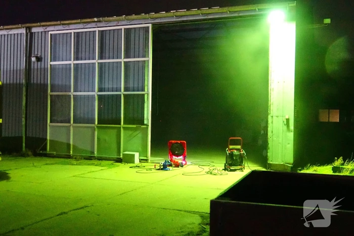 Zitmaaier veroorzaakt brand in loods