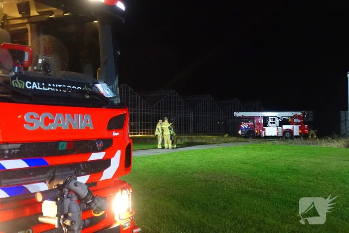 Zitmaaier veroorzaakt brand in loods