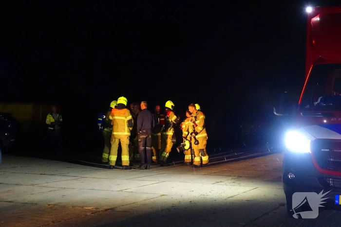 Zitmaaier veroorzaakt brand in loods