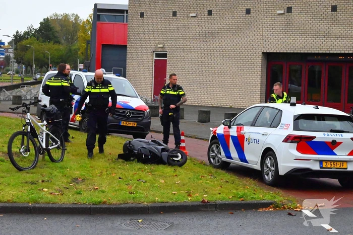 Scooterrijder gewond na achtervolging