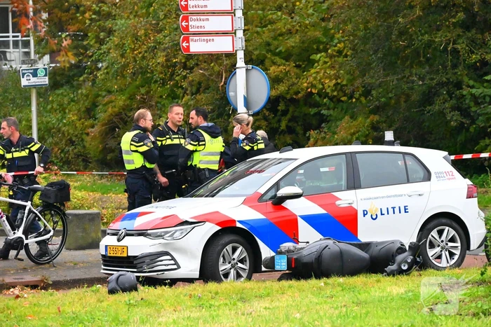 Scooterrijder gewond na achtervolging