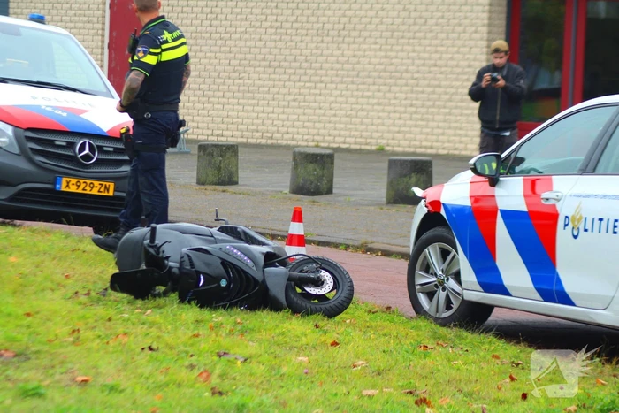 Scooterrijder gewond na achtervolging