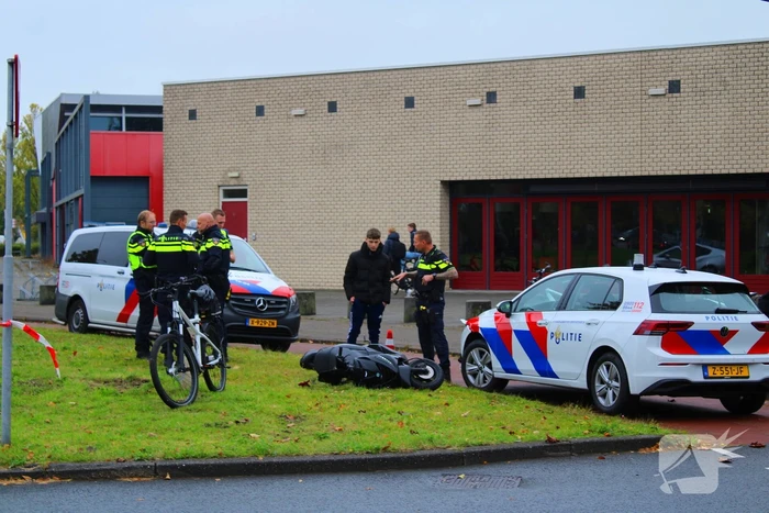 Scooterrijder gewond na achtervolging