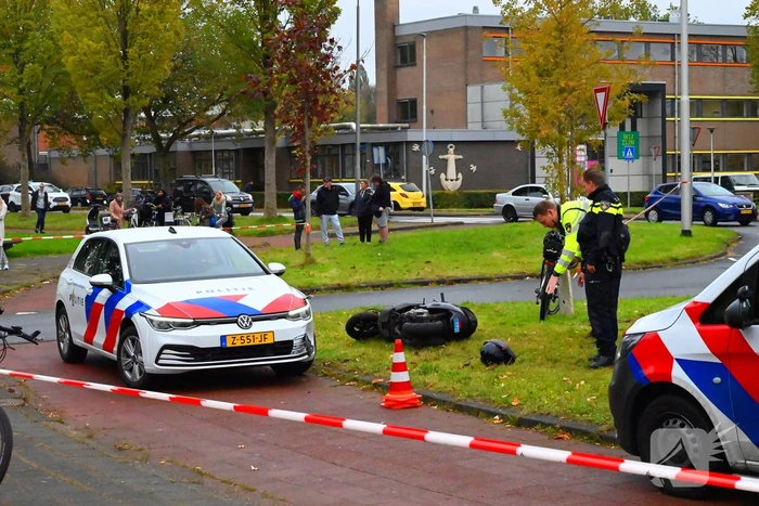 Scooterrijder gewond na achtervolging