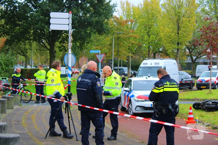 Scooterrijder gewond na achtervolging