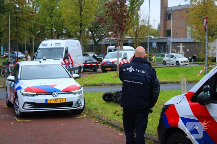 Scooterrijder gewond na achtervolging