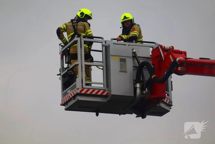 Brand in werkplaats snel onder controle