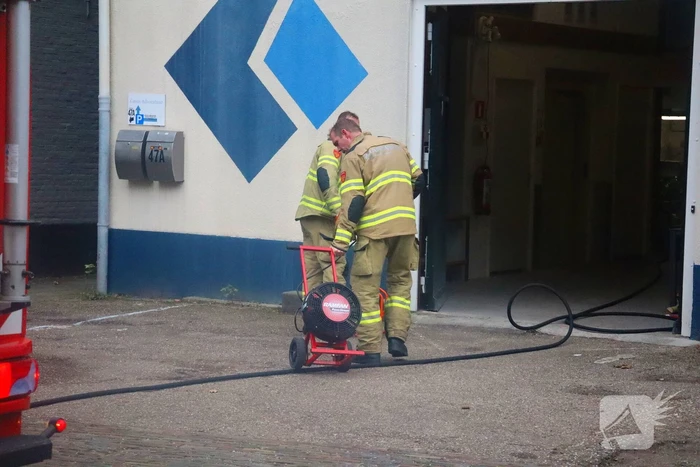 Brand in werkplaats snel onder controle