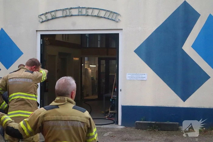 Brand in werkplaats snel onder controle
