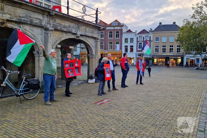 Pro-palestina demonstratie in binnenstad