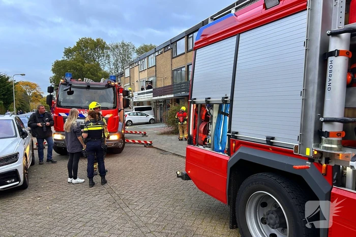 Brand in keuken door pan met olie