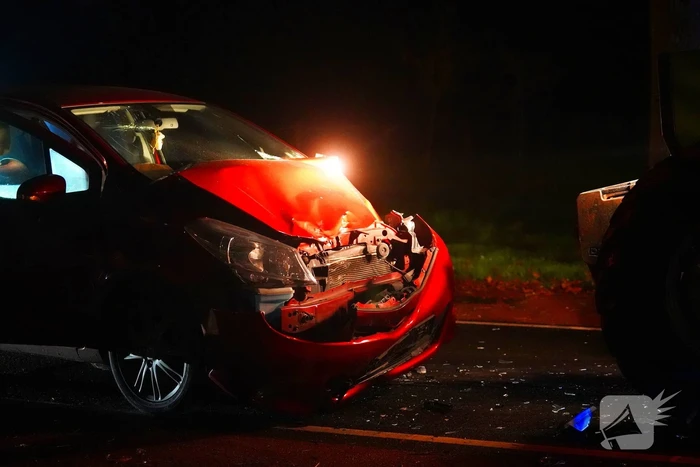 Gewonde bij botsing tussen auto en trekker in Langelo