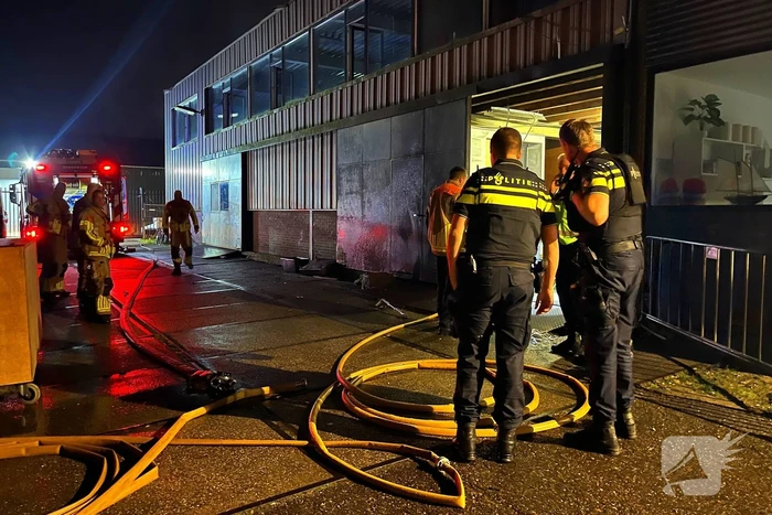 Plaats delict na mogelijk explosie