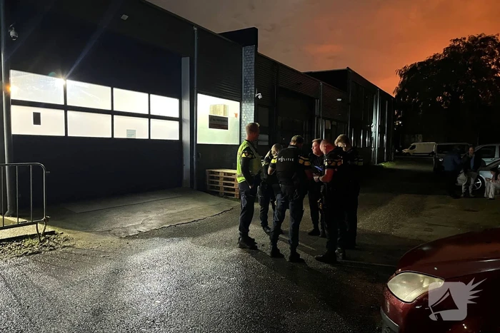 Plaats delict na mogelijk explosie