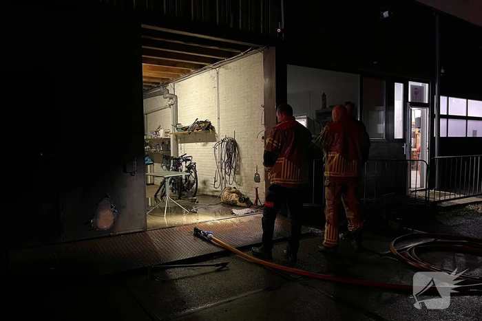 Plaats delict na mogelijk explosie