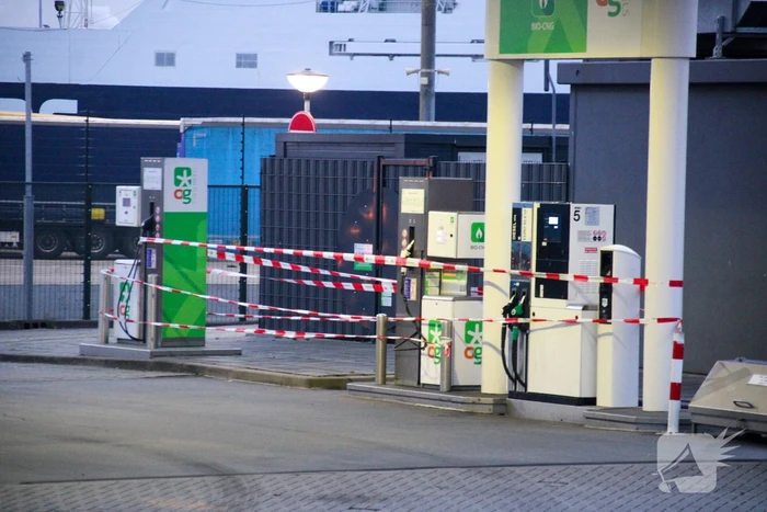Tankstation afgezet vanwege gaslek bij pomp