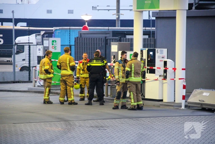 Tankstation afgezet vanwege gaslek bij pomp