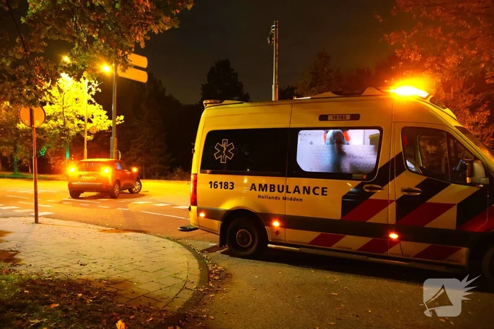 Automobilist knalt tegen verkeerspaal