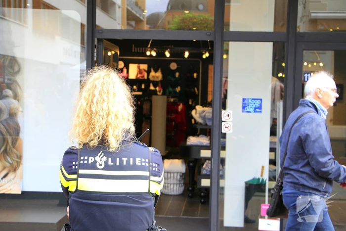 Lingeriewinkel ontruimd wegens gaslucht