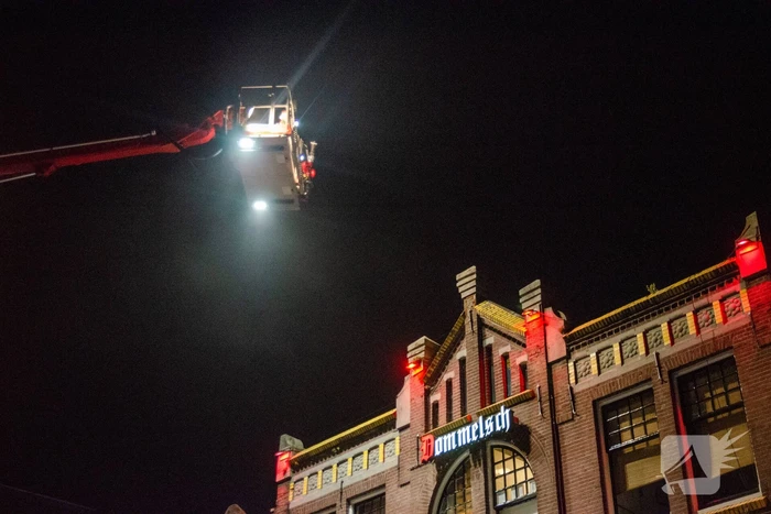 Brand in woning boven café