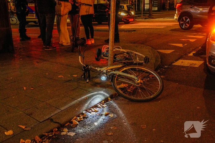 Fietser aangereden door personenauto