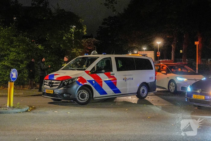 Voetganger geschept door personenauto