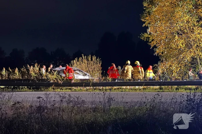Twee auto's betrokken bij ongeval op snelweg