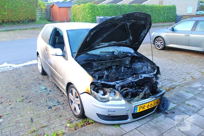 Personenwagen total-loss door brand