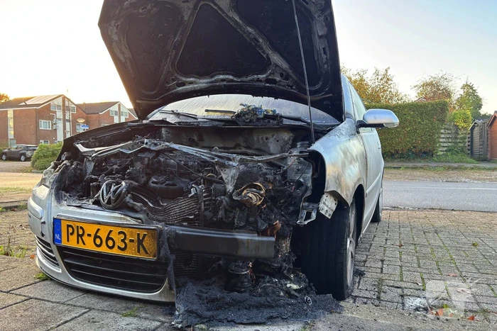 Personenwagen total-loss door brand