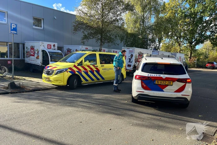 Brandweer verricht metingen in examencentrum