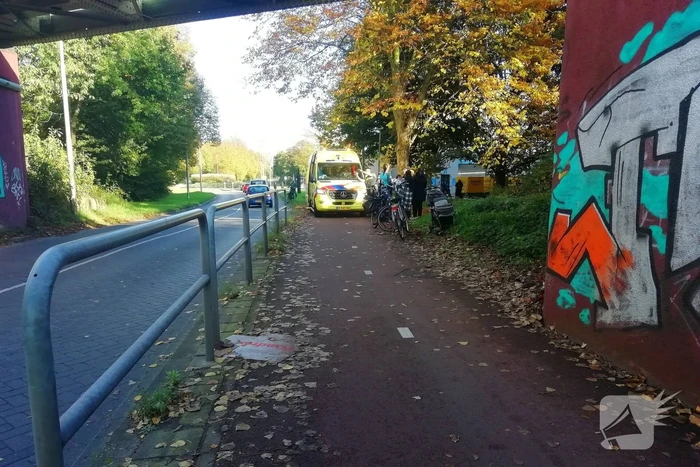 Voetganger gewond bij botsing met fietser