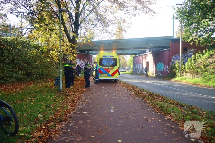 Voetganger gewond bij botsing met fietser